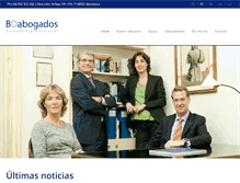 Tablet Screenshot of bdabogados.com